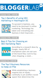 Mobile Screenshot of mybloggerlab.com
